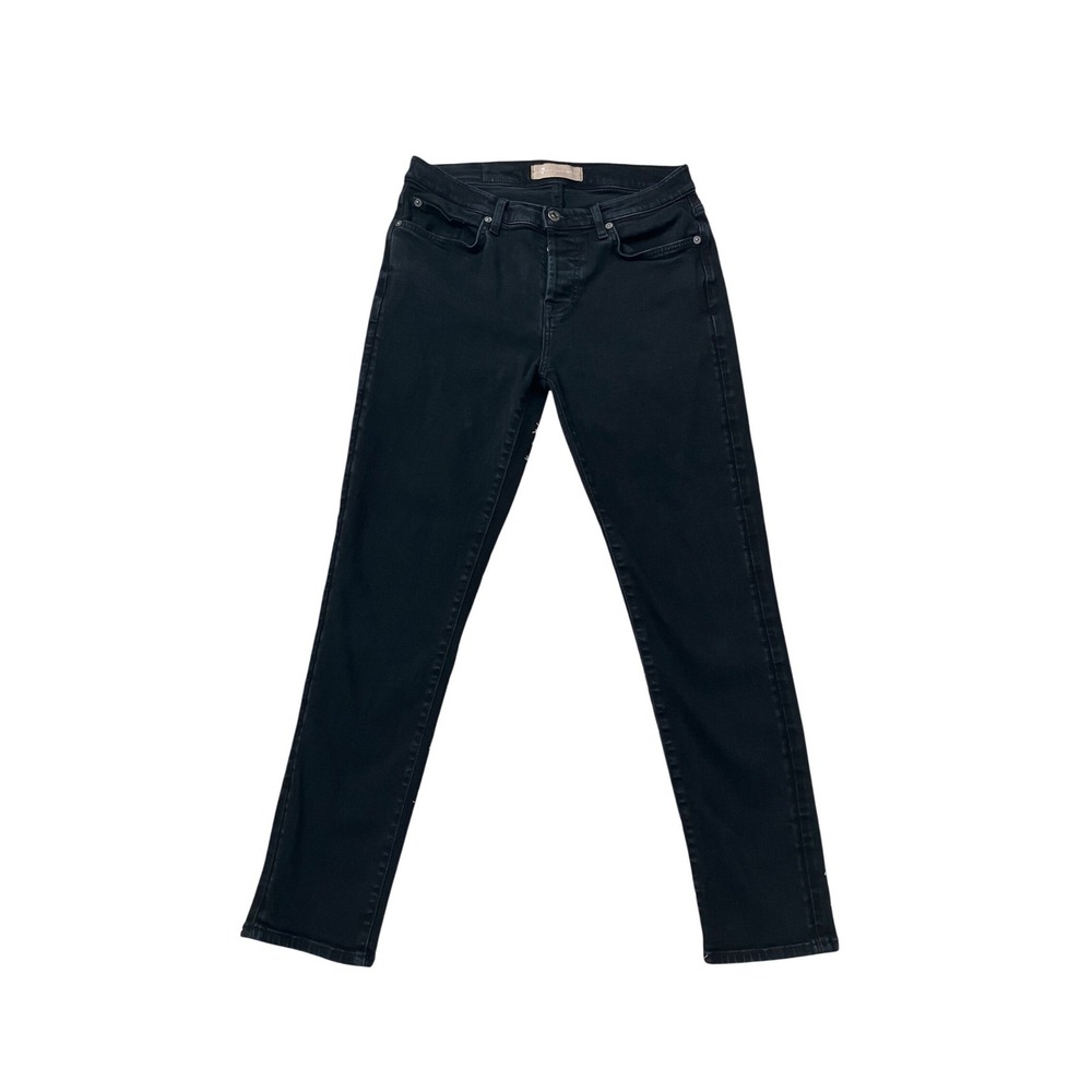 7 For All Mankind Josefina Black Luxe Vintage Skinny Jeans Women‎ Size